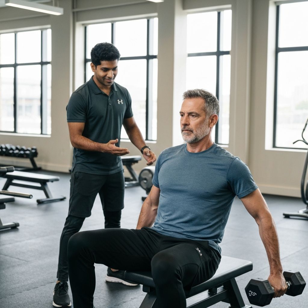 One-on-one kinesiotherapy session